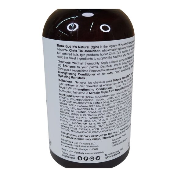 Tgin Miracle Repairx Strengthening Shampoo & Leave-In Conditioner Set - Picture 7 of 9